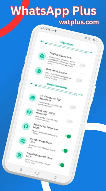 WhatsApp Plus media screenshot