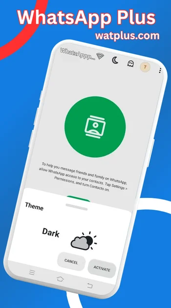 WhatsApp Plus theme screenshot