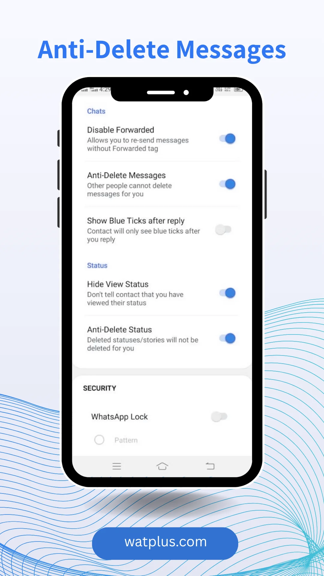 WhatsApp Plus Anti-Delete Messages watplus.com