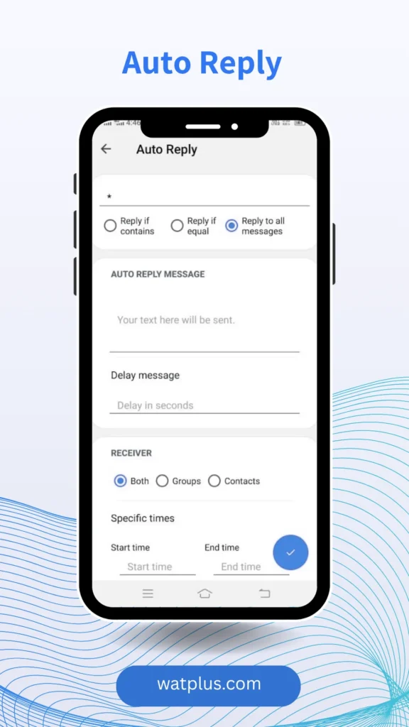 WhatsApp Plus Auto Reply watplus.com