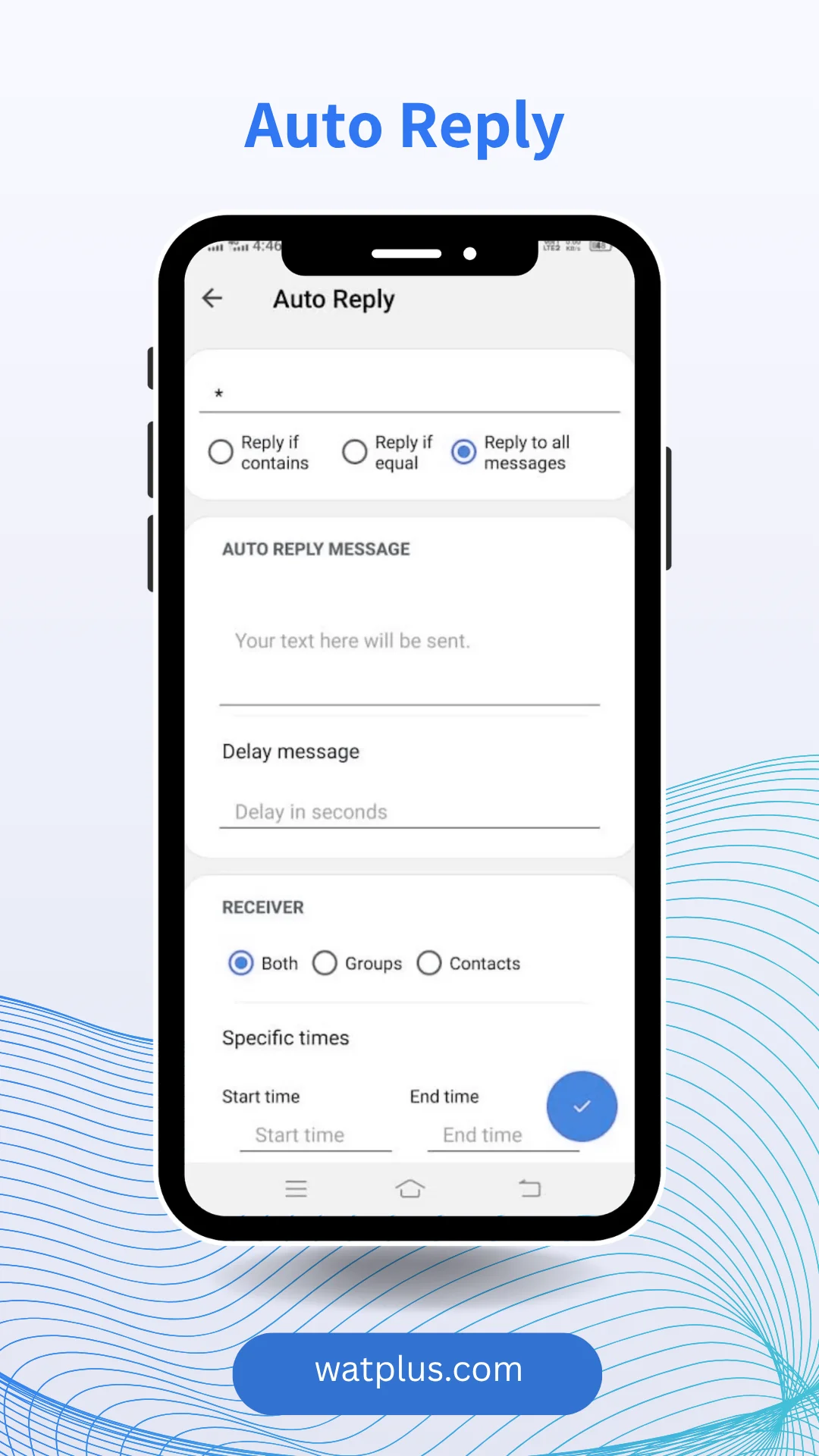 WhatsApp Plus Auto Reply watplus.com